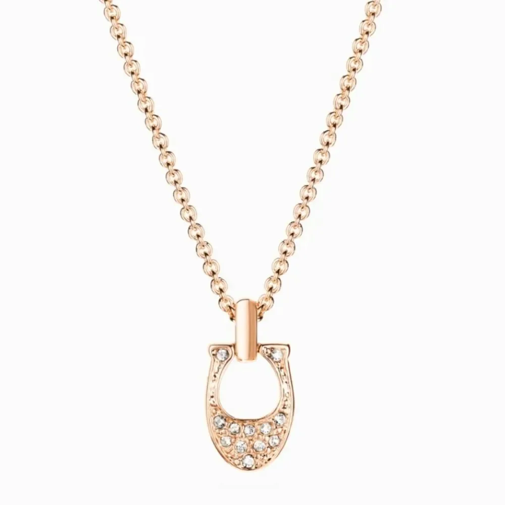 Coach Signature C Pave Necklace w/ Swarovski Crystals - Picture 2 of 7